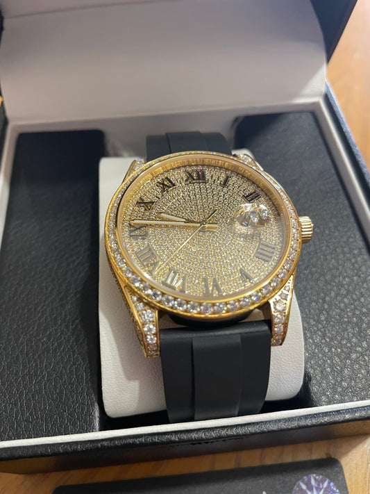VVS1 Unisex One Size Fits All Moissanite Watch