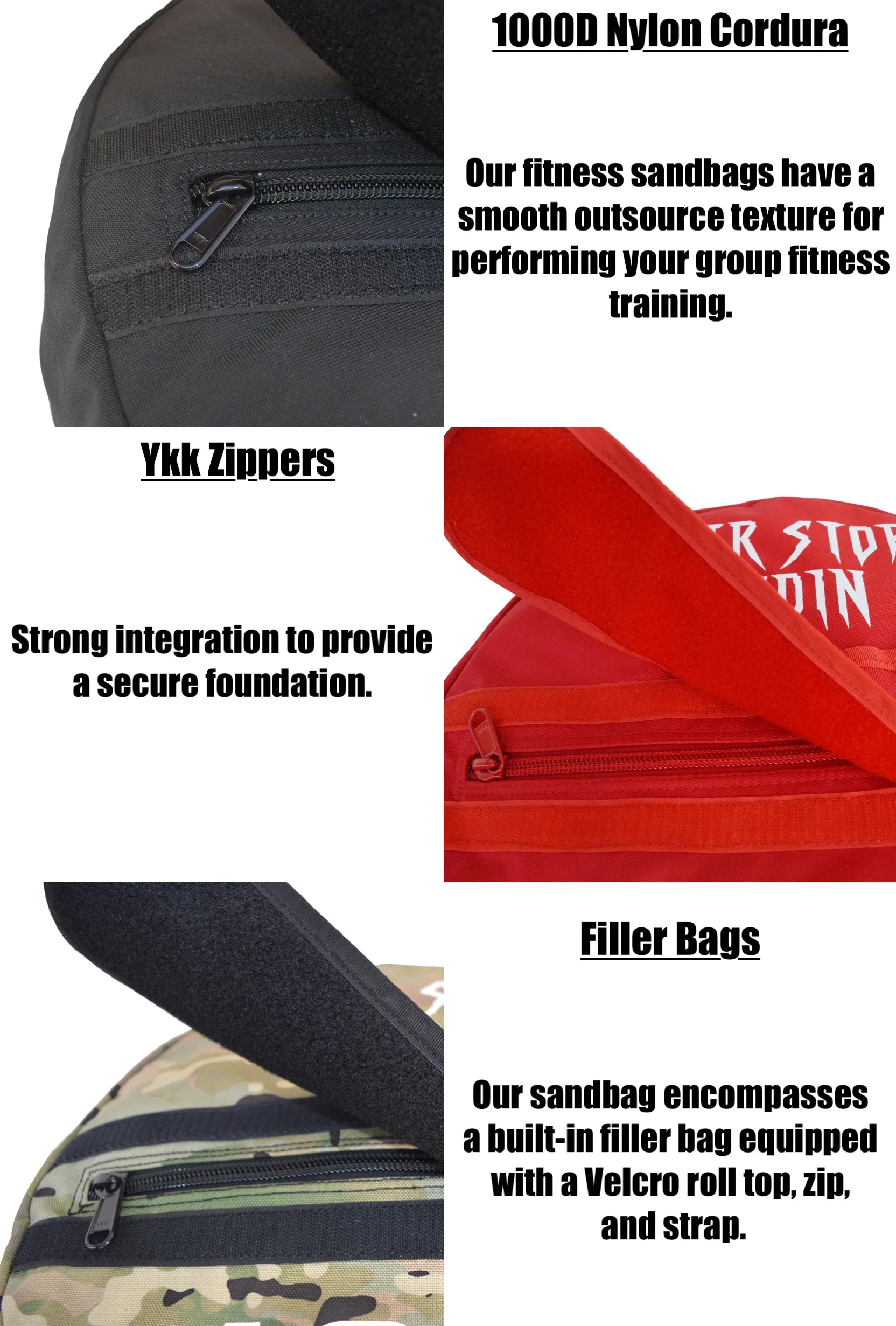 200LB Fitness Weight Sandbags for Fitness Training