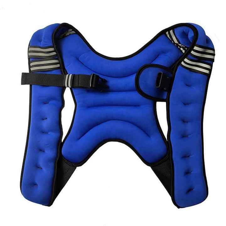 Weight Vests, Neoprene Exercise Weight Vest Strength Training Jacket with Adjustable Buckle and Reflective Stripe for Cardio Run