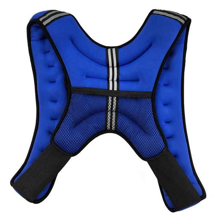 Weight Vests, Neoprene Exercise Weight Vest Strength Training Jacket with Adjustable Buckle and Reflective Stripe for Cardio Run