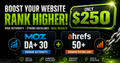 Moz DA + Ahrefs DR Boost