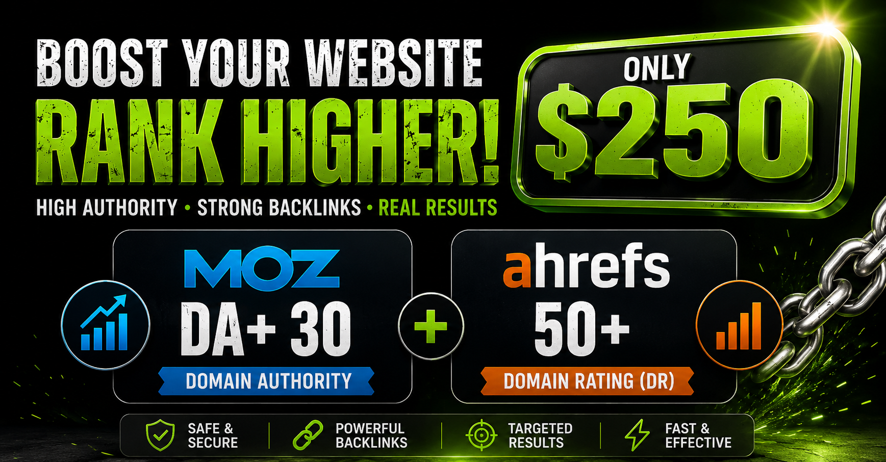 Moz DA + Ahrefs DR Boost
