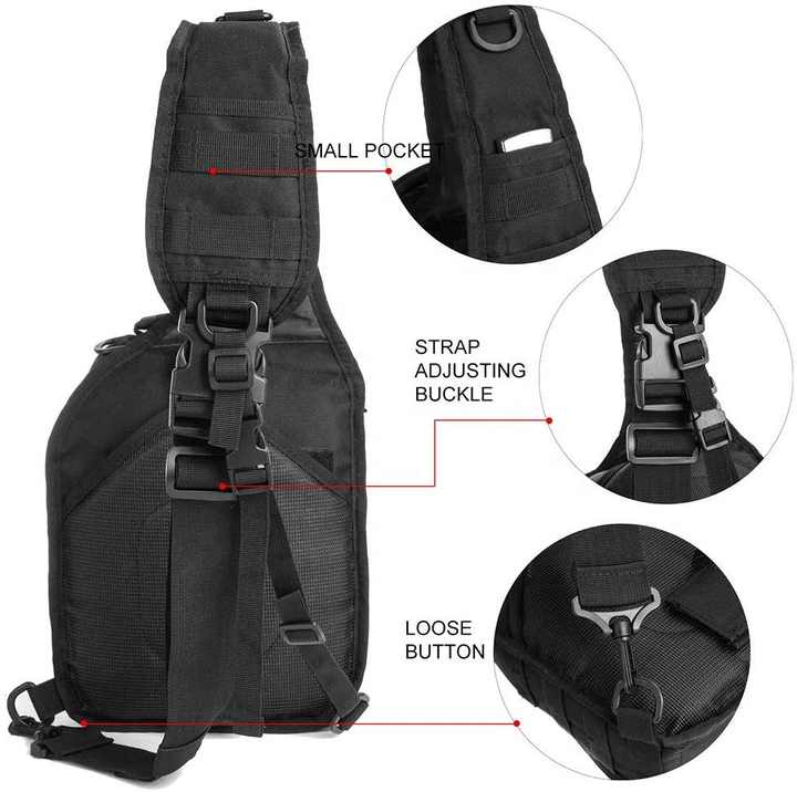 Tactical Backpack Training Gym Fitness Bag Man Outdoor Hiking Camping Travel Rucksack Molle Backpack